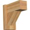 Ekena Millwork Traditional Block Rough Sawn Outlooker, Western Red Cedar, 6"W x 12"D x 12"H OUT06X12X12TRA05RWR - alternate 1